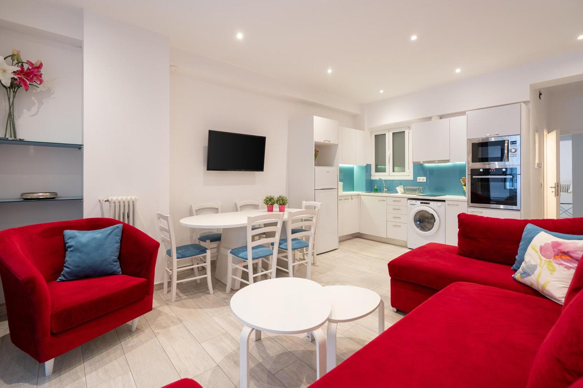 Vibrant & Cozy Apt In 아테네 외부 사진